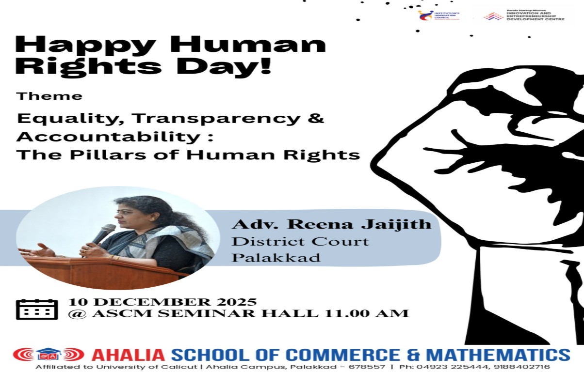 INTERNATIONAL HUMAN RIGHTS DAY: EQUALITY, TRANSPARENCY & ACCOUNTABILITY ...